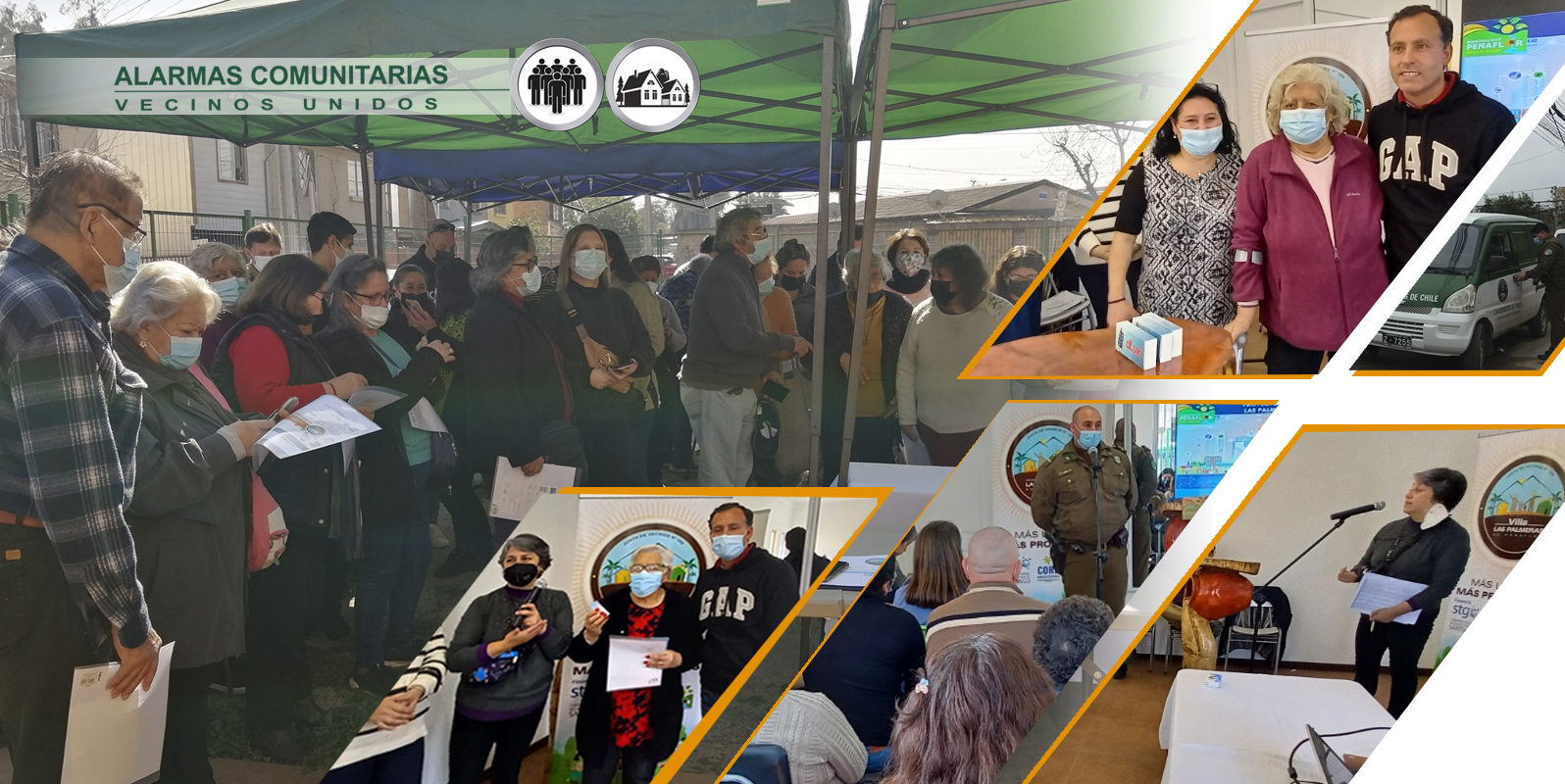 Ejecución Proyecto de Alarmas Comunitarias Junta de Vecinos Las Palmeras de Peñaflor Imagen Proyecto Alarmas Comunitarias Satelitales Junta de Vecinos Las Palmeras de Peñaflor