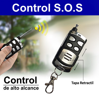 Kit control remoto SOS y Alarmas Comunitarias, ideales para incluir a nuestros adultos mayores, botón de pánico de alto alcance, imagen pequeña Recuadro de imagen que muestra Kit control remoto SOS y Alarmas Comunitarias, ideales para incluir a nuestros adultos mayores, botón de pánico de alto alcance, imagen pequeña
