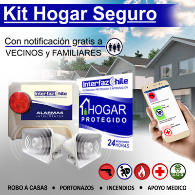 Alarma Comunitaria VIF, especialmente desarrollada para familias, que se encuentren vulnerables, comunidades de vecinos, quienes quieren escudarse frente a episodios de violencia Intrafamiliar VIF, intentos de robos, solicitar apoyo insitu en el momento de la emergencia, conecta a todos los vecinos y organismos de emergencia, para prestar apoyo a las víctimas.
<p>Incrementa la protección de quienes más quieres y la de tus vecinos, gran cobertura comunitaria en caso de alertas, las sirenas unidas en uno o varios cuadrantes, alta convocatoria vecinal, genera extraordinaria efectividad de acción inmediata en emergencias<p>
Su principal diferencia con las alarmas comunitarias tradicionales, es que las nuevas centrales, alertan a una red de protección para tomar acción inmediata, que permite salvar vidas y mucho más..
