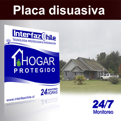Recuadro de imagen que muestra Kit Alarmas Comunitarias red de parceleros unidos, incluye paneles disuasivos con logos del condominio, img xl
