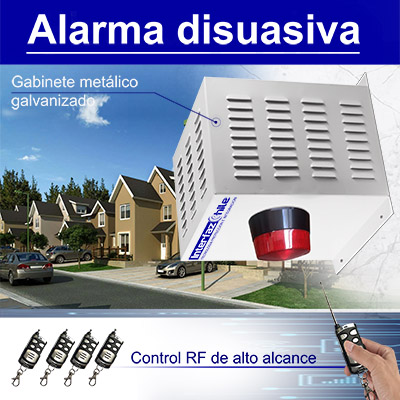 Alarma Comunitaria Local, para grupos de vecinos colindantes, que quieren activar una sirena, desde un botón de pánico "control remoto inalámbrico" en caso eventos de emergencia.
<p>Aumenta la unión de tus vecinos en caso de alerta, activa la sirena desde un control remoto, ideal para disuadir</p>